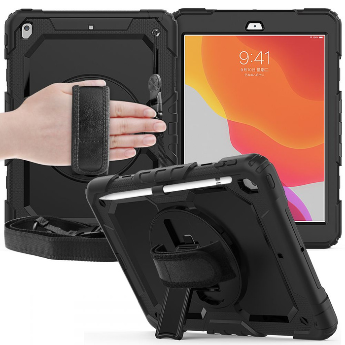 Etui TECH-PROTECT iPad 7/8 10.2 2019/2020 Solid360 Black Czarne Case