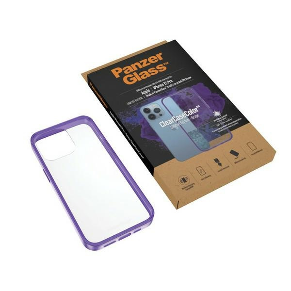 PanzerGlass ClearCase iPhone 13 Pro 6.1" Antibacterial Military grade Grape 0337
