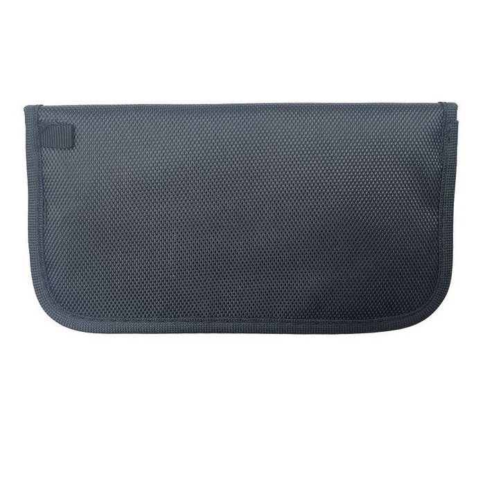 Etui antykradzieżowe na klucze samochodowe telefon blokujące fale radiowe Faraday Box klatka Faradaya 20 cm x 11 cm czarny