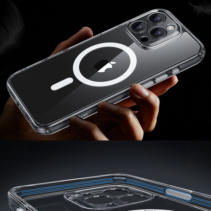 ESR CLASSIC PRO SET HALOLOCK MAGSAFE IPHONE 16 PRO CLEAR