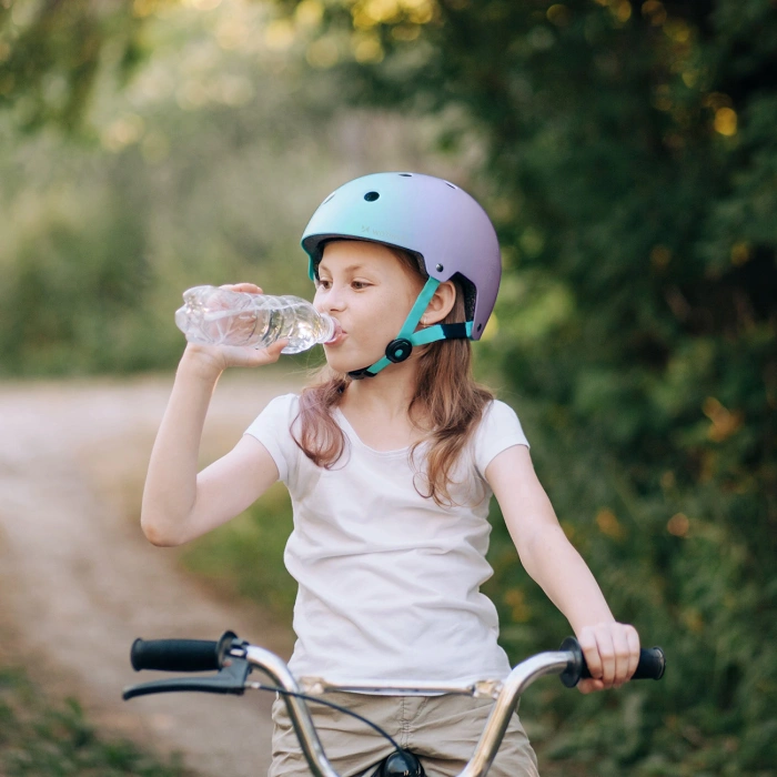 Kask rowerowy BMX/hulajnoga Wozinsky  M - gradient różowy