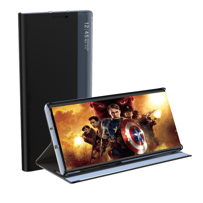 New Sleep Case pokrowiec etui z klapką z funkcją podstawki Samsung Galaxy S22 różowy