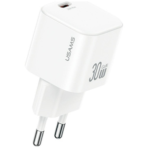 Ładowarka sieciowa USAMS JO Series CC262 30W USB-C + kabel USB-C/USB-C 1m biały