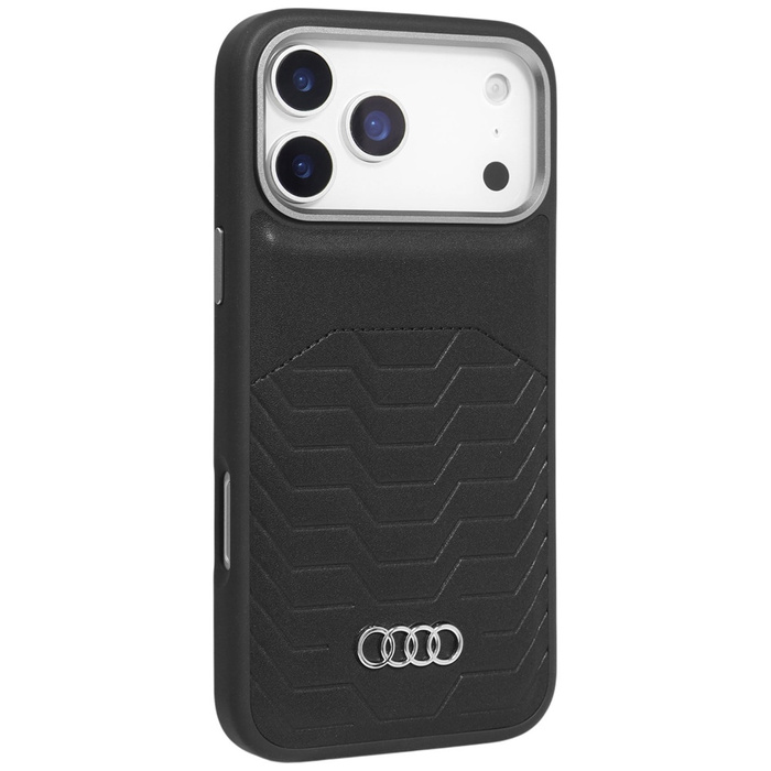 Etui Audi GT Synthetic Leather MagSafe   do iPhone 17 Pro Max czarny