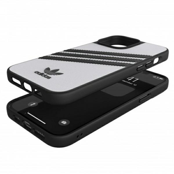 Etui Adidas OR Moulded PU iPhone 13 Pro Max 6,7" biały/white 47143