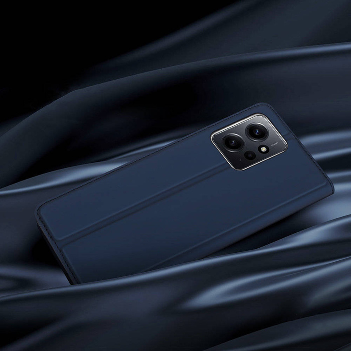 Etui Dux Ducis Skin Pro etui do Xiaomi Redmi Note 12 pokrowiec z klapką portfel na kartę podstawka niebieskie Case