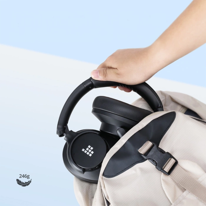 Słuchawki bezprzewodowe Tronsmart SOUNFII Q20S Hybrid ANC z aktywną redukcją hałasu - czarne