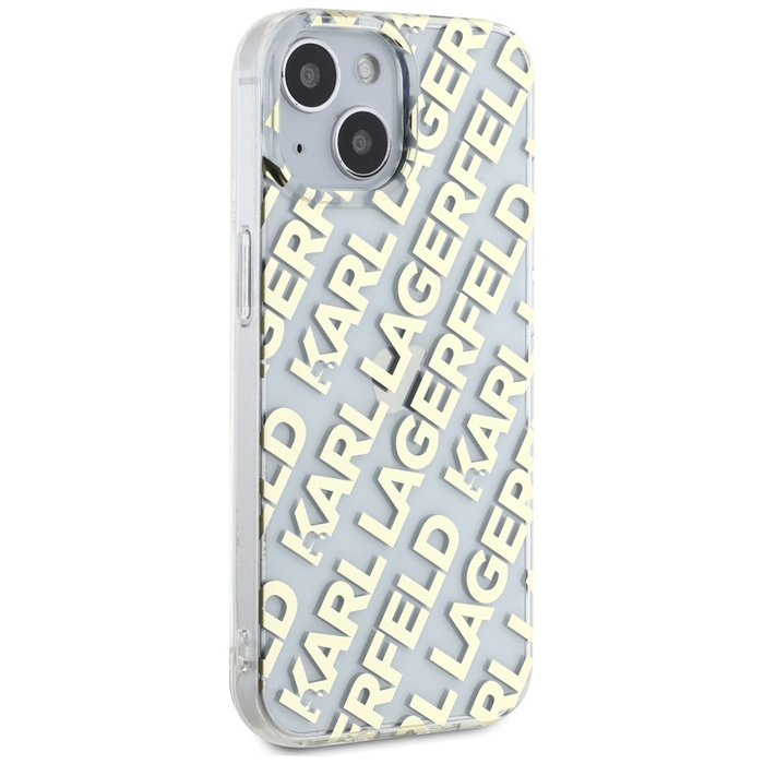 Karl Lagerfeld KLHCP15SHKFOEMD iPhone 15 / 14 / 13 6.1" złoty/gold hardcase IML Fullover  Logo