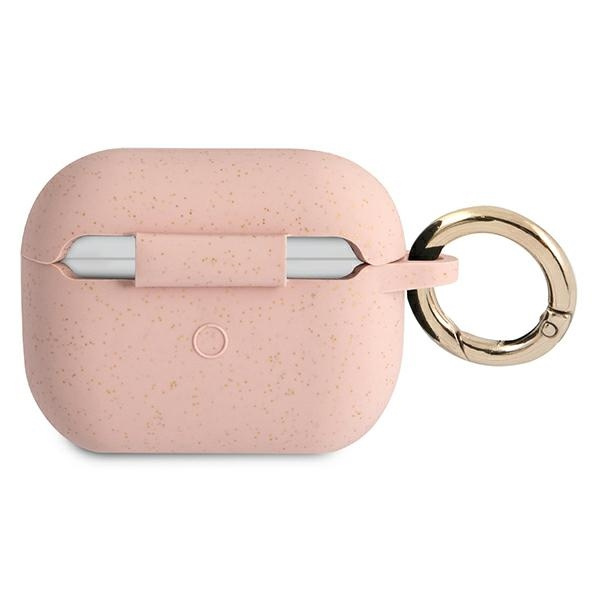 Etui GUESS Apple AirPods Pro Silicone Glitter Różowy Case