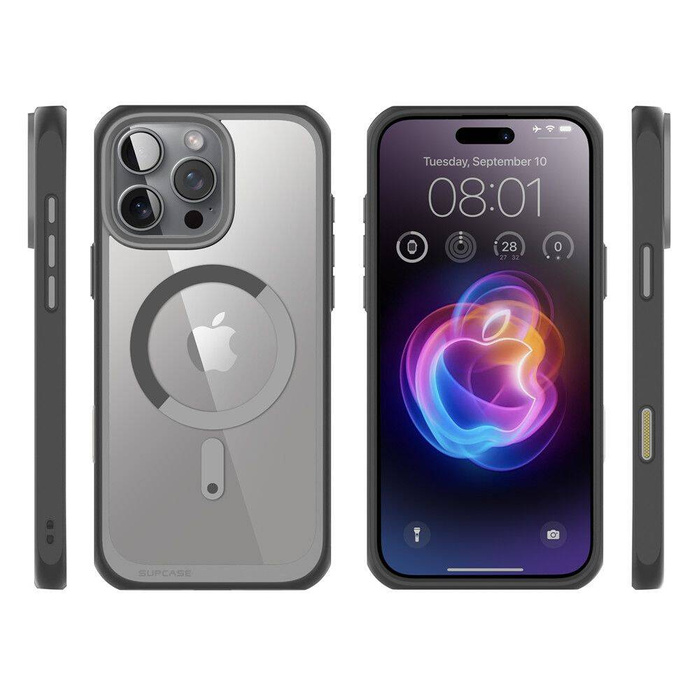 ETUI SUPCASE UB MAG MAGSAFE IPHONE 16 PRO MAX GREY