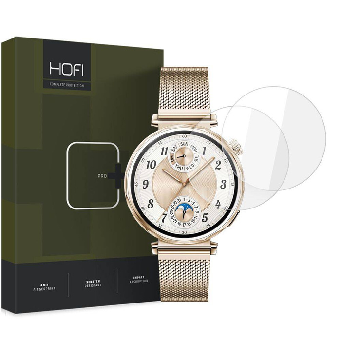 SZKŁO HARTOWANE HOFI GLASS PRO+ 2-PACK HUAWEI WATCH GT 5 (41 MM) CLEAR