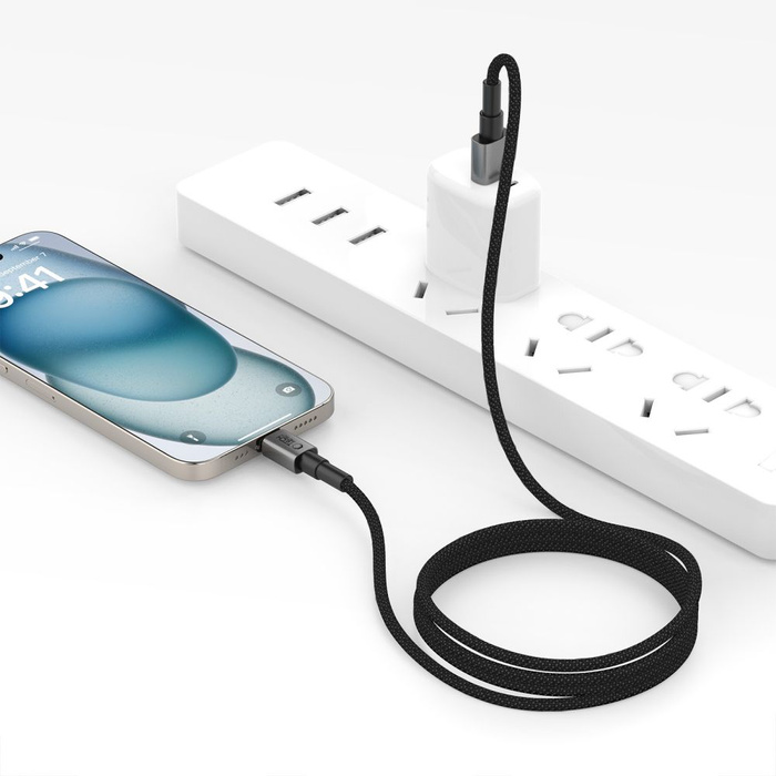 Kabel TECH-PROTECT ULTRABOOST DNA LIGHTNING CABLE 12W/2.4A 25CM IRON GREY