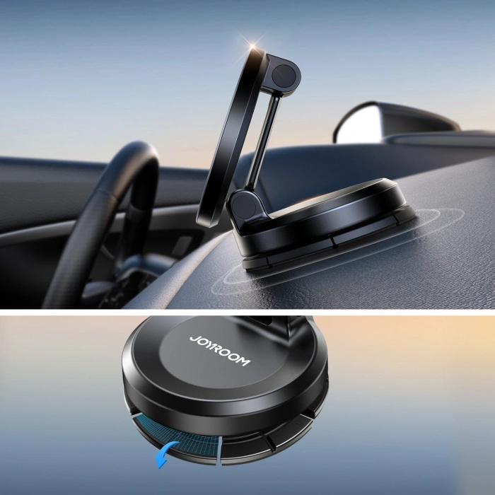 Uchwyt magnetyczny Joyroom JR-ZS505 kompatybilny z MagSafe na deskę rozdzielczą - czarny