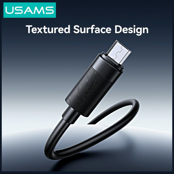 Kabel USAMS U94 18W MicroUSB do USB-A 1m czarny