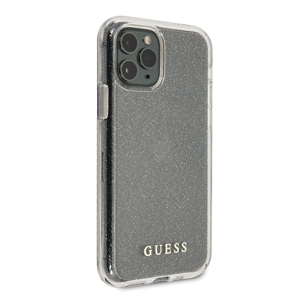 Etui GUESS Apple iPhone 11 Pro Glitter Srebrny Case
