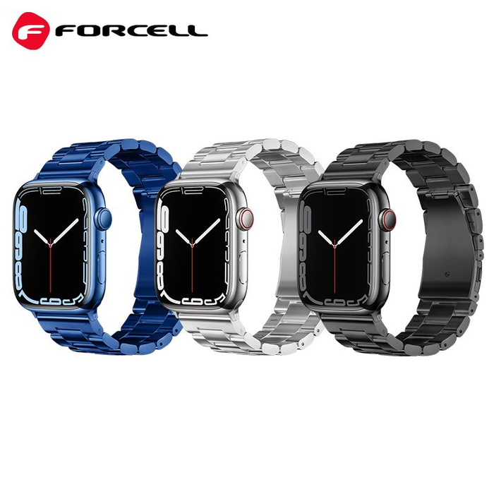 FORCELL F-DESIGN FA10 pasek do APPLE Watch 38 / 40 / 41 mm niebieski