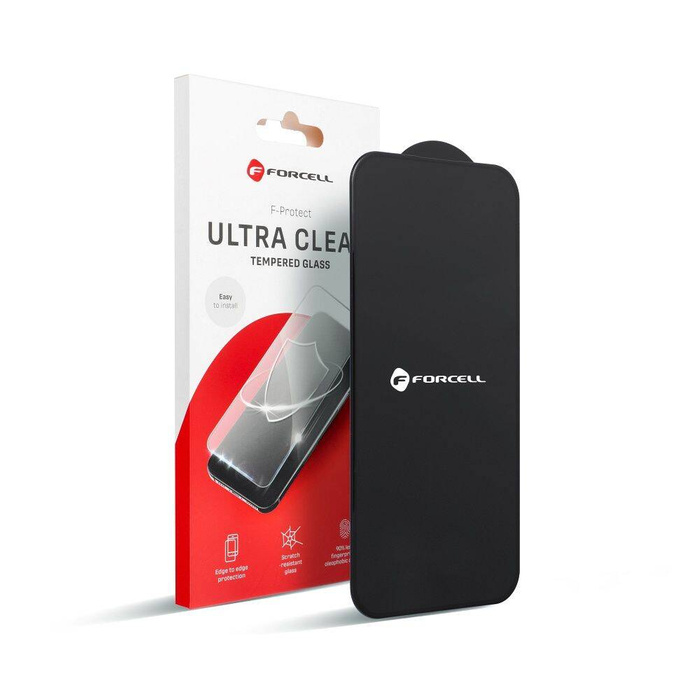 Szkło hartowane do iPhone 12 PRO MAX Forcell Ultra Clear Glass czarne