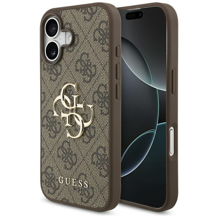 Etui Guess 4G Big Logo do iPhone 17      brązowy