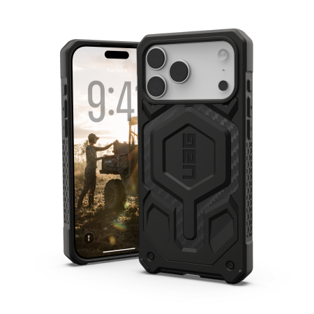 UAG Monarch Pro - etui do iPhone 17 Pro Max kompatybilne z MagSafe (carbon fiber)