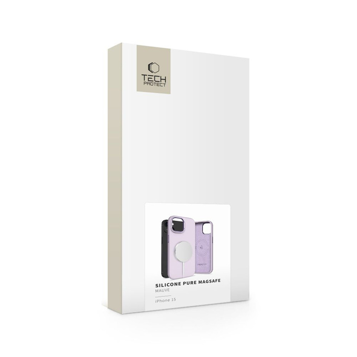 TECH-PROTECT SILICONE PURE MAGSAFE IPHONE 15 MAUVE
