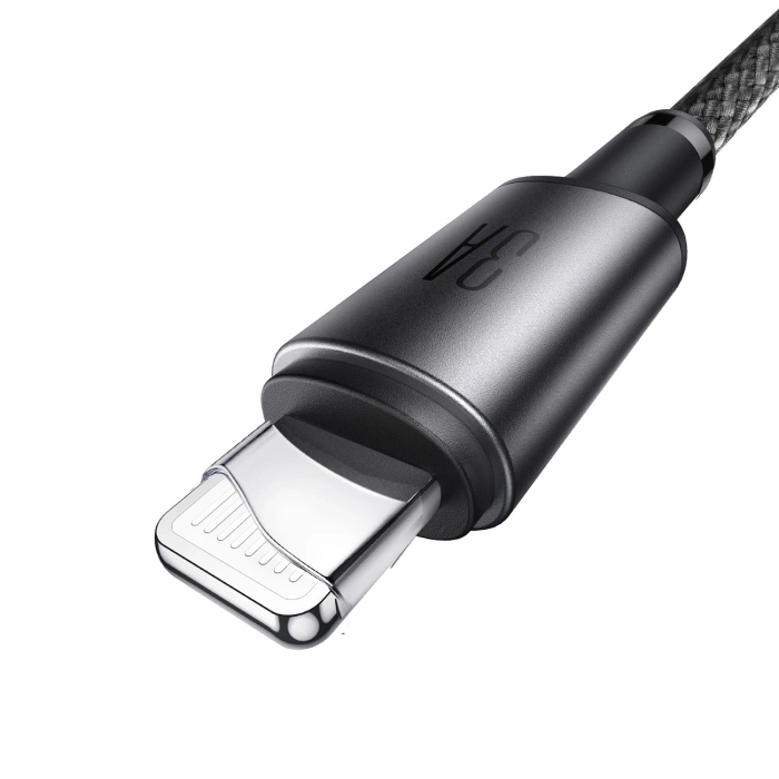 Kabel Joyroom S-A50 Unlimited Series 3A USB-A - Lightning z organizerem magnetycznym 1,2m - szary