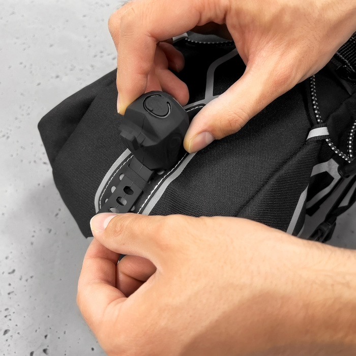 Wozinsky pojemna torba rowerowa pod siodełko torba podsiodłowa duża 12 l czarny (WBB9BK)