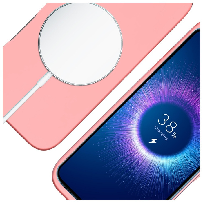 Etui 3MK Hardy MagSilicone do Apple      iPhone 16 różowy