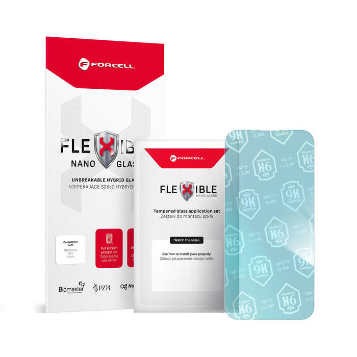 Szkło hybrydowe do iPhone 14 PRO MAX Forcell Flexible Nano Glass