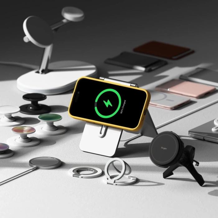 Etui RINGKE SILICONE MAGNETIC MAGSAFE IPHONE 16 YELLOW