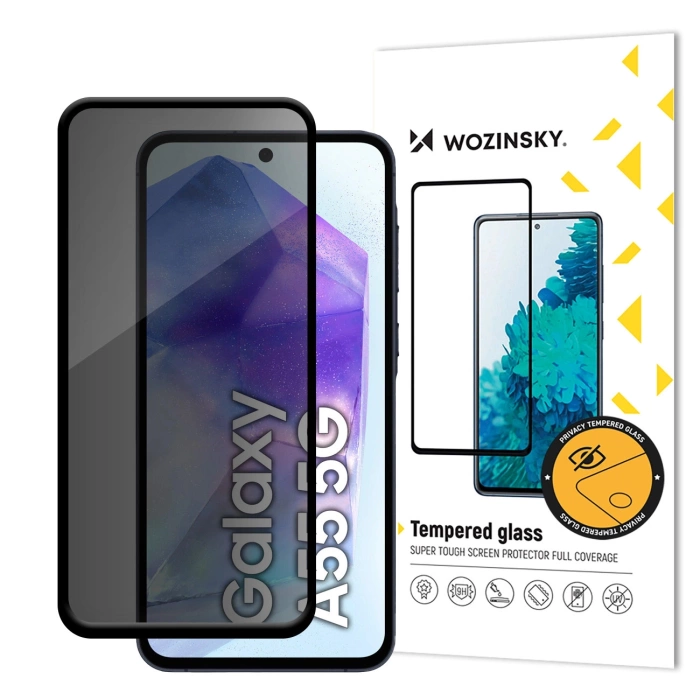 Szkło hartowane Wozinsky Privacy Glass do Samsung Galaxy S24 FE Ultra z filtrem Anti Spy