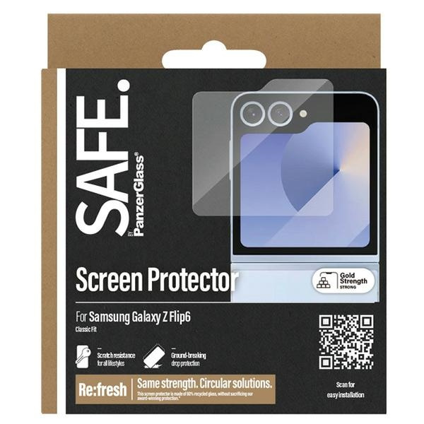 SAFE by PanzerGlass Sam Z Flip6 F741 Screen Protection Classic Fit SAFE95866