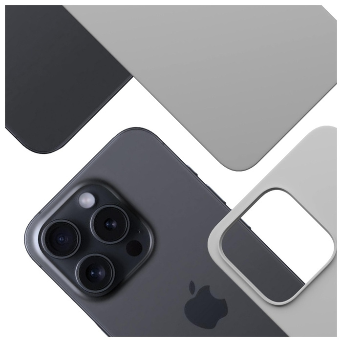 Etui 3MK Hardy MagSilicone do Apple      iPhone 16 Pro tytanowy