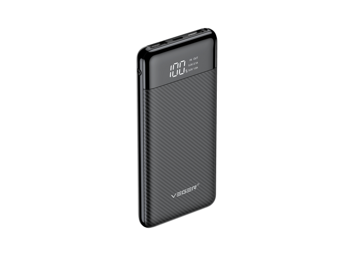 VEGER powerbank 10000 mAh L11 (W1087) czarny