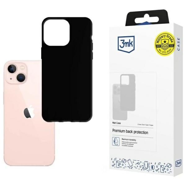 3MK Matt Case iPhone 14 6,1" czarny/ black