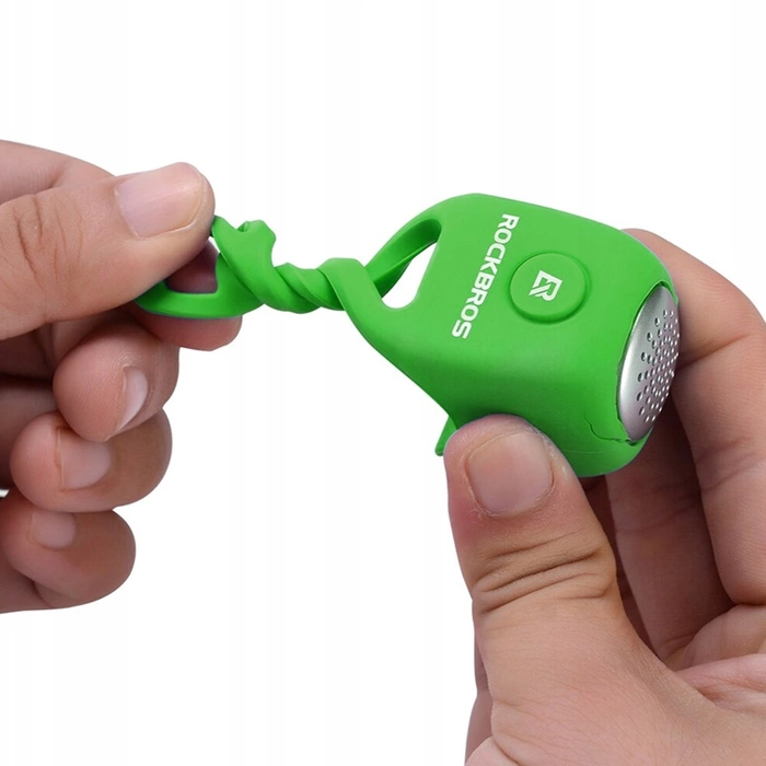 Dzwonek rowerowy Rockbros CB1709GN elektroniczny - zielony