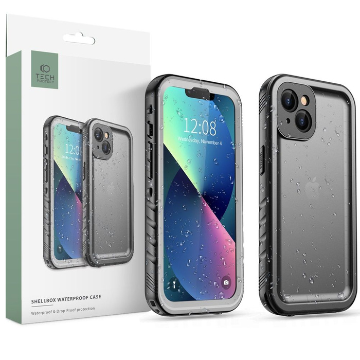 Etui Tech-protect Shellbox Ip68 iPhone 13 Black