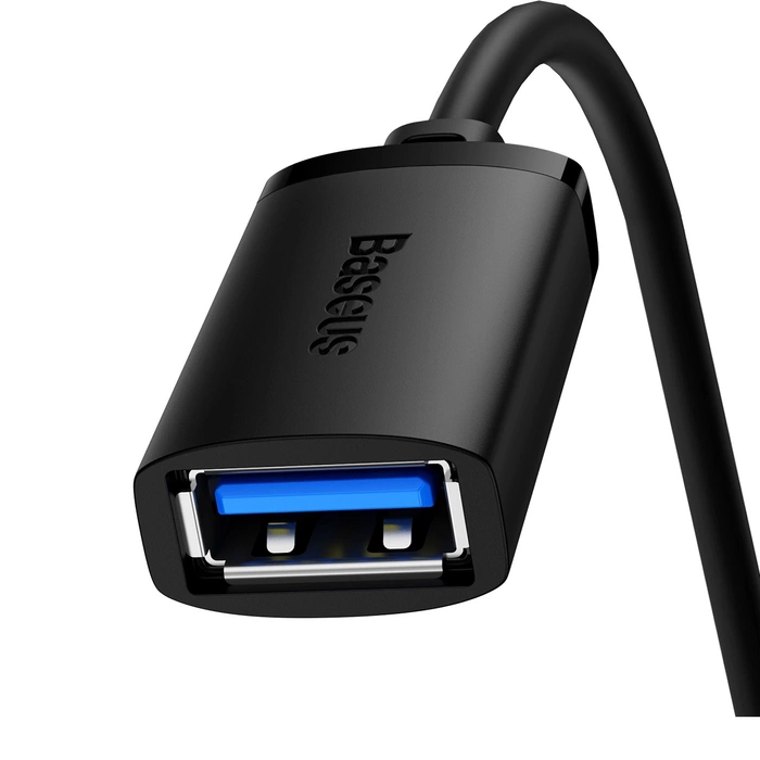 [PO ZWROCIE] Przedłużacz kabel USB 3.0 0.5m Baseus AirJoy Series - czarny