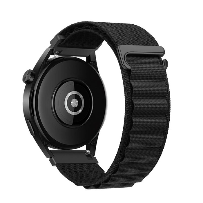 Pasek do Samsung Galaxy Watch Forcell F-Design FS05 sprzączka włókno poliestrowe 22 mm czarny