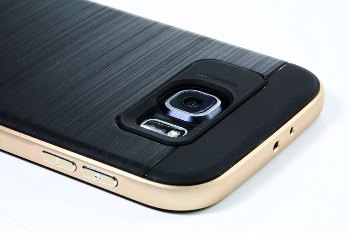 Etui Samsung Galaxy S6 VERUS Iron Shield Gold Jak Spigen SGP Pokrowiec