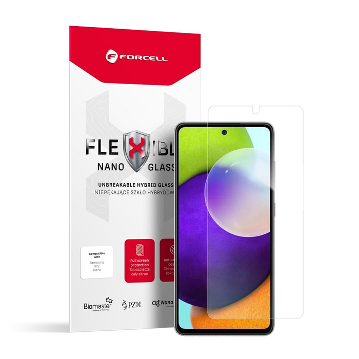 Szkło hybrydowe do Samsung A52 / A52s 5G Forcell Flexible Nano Glass