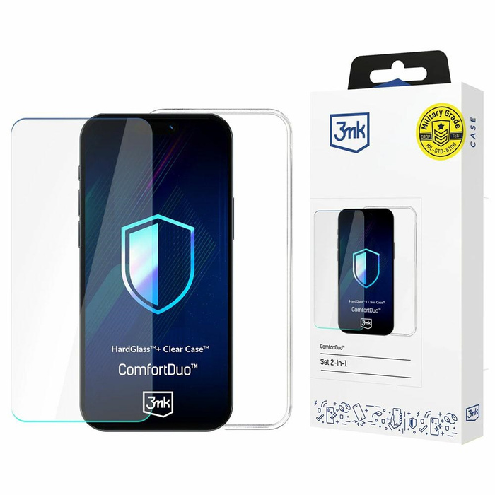 Zestaw 3MK ComfortDuo Clear MagCase do   Apple iPhone 16e