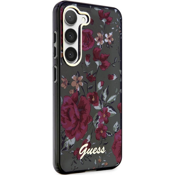 Etui Guess GUHCS23MHCFWSA S23 Plus S916 zielony/kaki hardcase Flower Collection Case