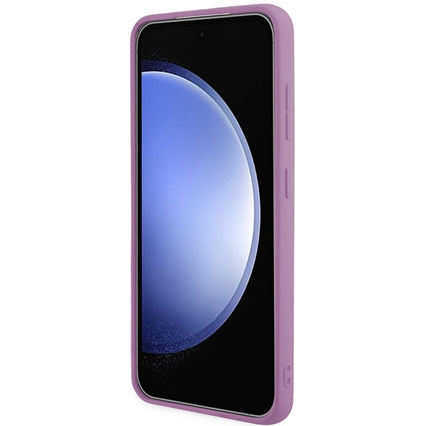 Etui Guess GUHCS24SHGGSHU Samsung Galaxy S24 S921 fioletowy/purple hardcase Glitter Script Case