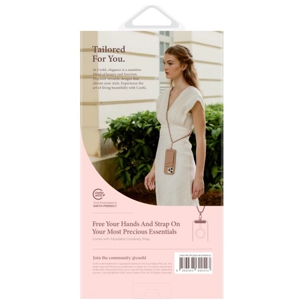 Etui UNIQ Coehl Muse iPhone 16 Pro 6.3"   Magnetic Charging dusty nude