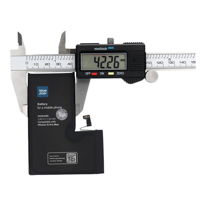 Bateria do iPhone 15 PRO MAX 4422 mAh Blue Star HQ