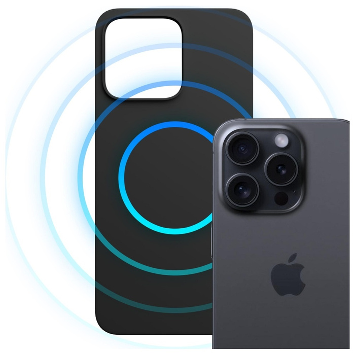 Etui 3MK Hardy MagSilicone do Apple      iPhone 13 Pro Max czarny