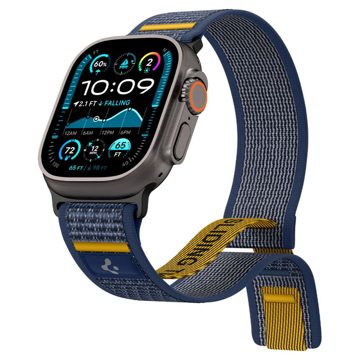PASEK SPIGEN APPLE WATCH 6 / 7 / 8 / 9 / 10 / SE / ULTRA 1 / 2 (44 / 45 / 46 / 49 MM) ACTIVE  ATHLEX AIR GRANATOWY