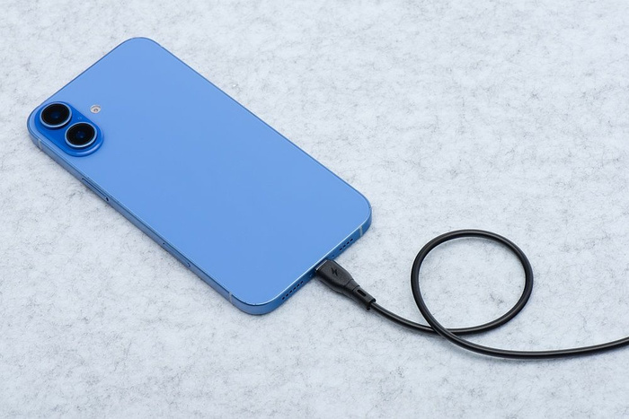 Kabel USB A do USB C Blue Star 3A 60W ECO 1 m PJ68-25-3 czarny