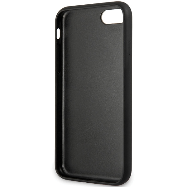 Etui Guess iPhone 7/8 / Se 2020 / Se 2022 Czarny/black Saffiano Strap Case