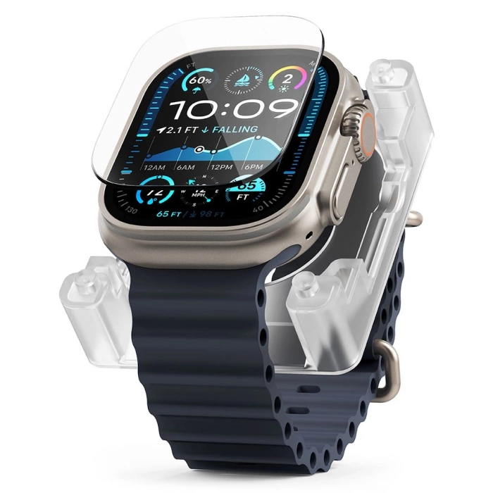 SZKŁO HARTOWANE RINGKE EASY SLIDE APPLE WATCH ULTRA 1 / 2 (49 MM) CLEAR